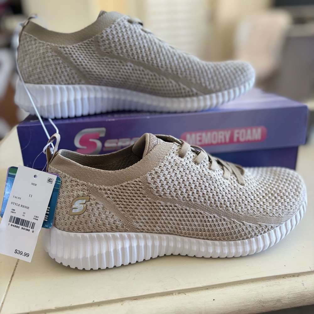 S SPORT by Sketchers with Memory Foam Sneakers